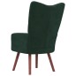 vidaXL Sillón de relax de terciopelo verde oscuro vidaXL Sillón de relax de terciopelo verde oscuro