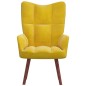 vidaXL Sillón de relax de terciopelo amarillo mostaza vidaXL Sillón de relax de terciopelo amarillo mostaza