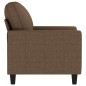 vidaXL Sillón de tela marrón 60 cm vidaXL Sillón de tela marrón 60 cm