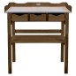 Esschert Design Mesa para macetas con cajones marrón Esschert Design Mesa para macetas con cajones marrón