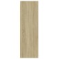 vidaXL Mueble para TV madera contrachapada blanco roble 30,5x30x90 cm