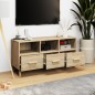 vidaXL Mueble para TV madera contrachapada color roble 102x36x50 cm