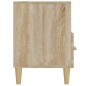 vidaXL Mueble para TV madera contrachapada color roble 102x36x50 cm
