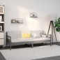 vidaXL Sofá cama madera maciza de pino gris 90x190 cm vidaXL Sofá cama madera maciza de pino gris 90x190 cm