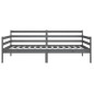 vidaXL Sofá cama madera maciza de pino gris 90x190 cm vidaXL Sofá cama madera maciza de pino gris 90x190 cm