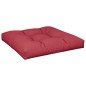 vidaXL Cojín para muebles de palets tela rojo tinto 80x80x12 cm vidaXL Cojín para muebles de palets tela rojo tinto 80x80x12 cm