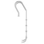 vidaXL Escalera para piscina acero inoxidable 304 54x38x184,5 cm vidaXL Escalera para piscina acero inoxidable 304 54x38x184,5 cm