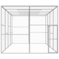 vidaXL Jaula para gatos acero galvanizado 6x3x2,5 m