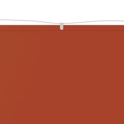 vidaXL Toldo vertical terracota tela oxford 180x800 cm