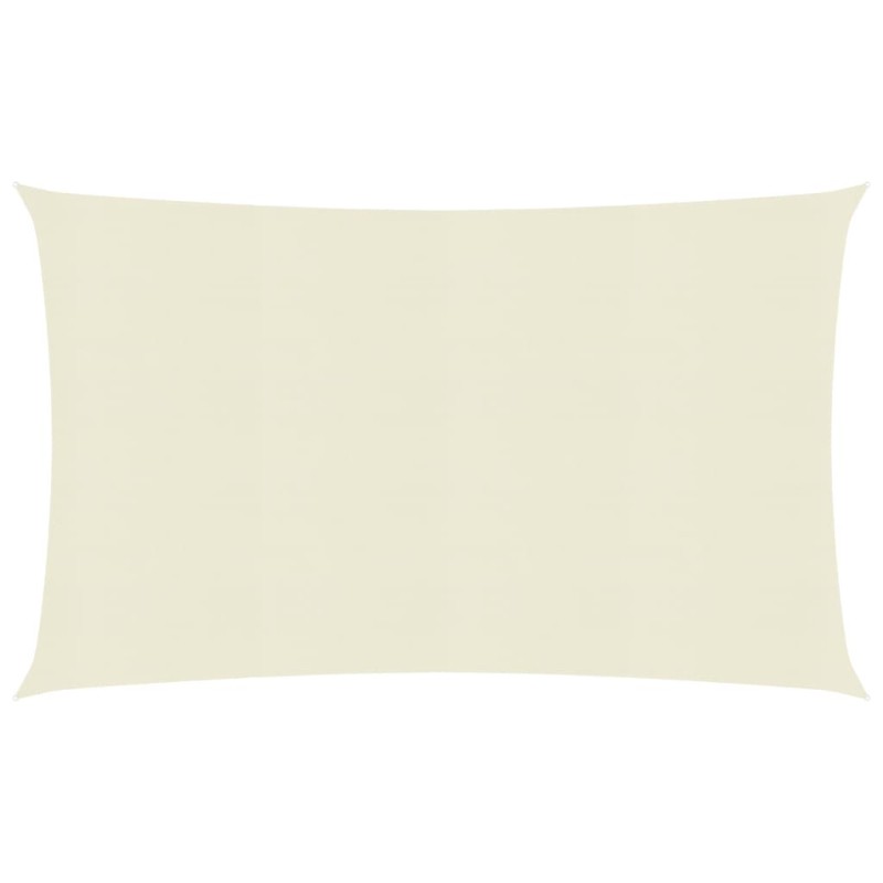 vidaXL Toldo de vela crema HDPE 160 g/m² 2x5 m vidaXL Toldo de vela crema HDPE 160 g/m² 2x5 m