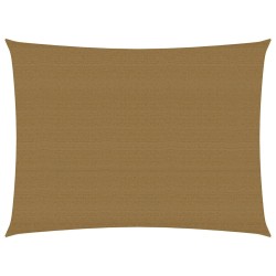 vidaXL Toldo de vela gris taupe HDPE 160 g/m² 3,5x4,5 m