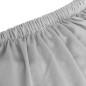vidaXL Funda elástica para sillón de 3 plazas poliéster jersey gris