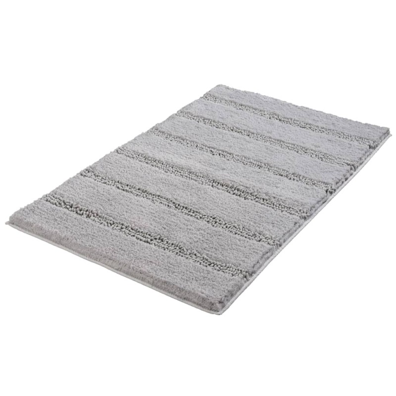 Kleine Wolke Alfombra para baño Monrovia gris 60x100 cm Kleine Wolke Alfombra para baño Monrovia gris 60x100 cm