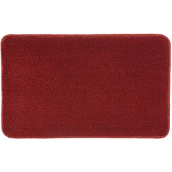 Kleine Wolke Alfombra para baño Relax rojo rubí 60x100 cm