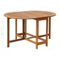 vidaXL Set comedor de jardín plegable 5 piezas madera maciza de acacia vidaXL Set comedor de jardín plegable 5 piezas madera maciza de acacia