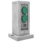 vidaXL Enchufe de jardín con sensor de ocaso columna plástico vidaXL Enchufe de jardín con sensor de ocaso columna plástico