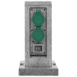 vidaXL Enchufe de jardín con sensor de ocaso columna plástico vidaXL Enchufe de jardín con sensor de ocaso columna plástico