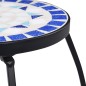 vidaXL Mesitas de mosaico 3 uds cerámica azul y blanco vidaXL Mesitas de mosaico 3 uds cerámica azul y blanco