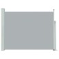 vidaXL Toldo lateral retráctil de jardín gris 140x500 cm vidaXL Toldo lateral retráctil de jardín gris 140x500 cm