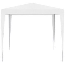 vidaXL Carpa de celebraciones blanca 2,5x2,5 m