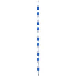 vidaXL Cuerda divisoria de seguridad para piscina 6 m plástico