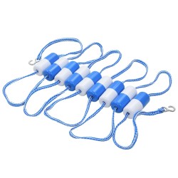 vidaXL Cuerda divisoria de seguridad para piscina 6 m plástico