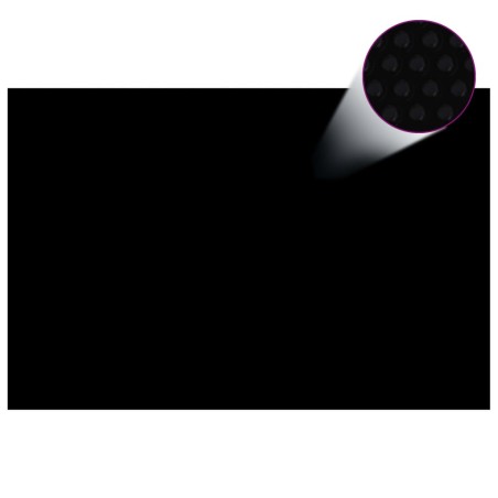 vidaXL Cubierta de piscina PE negro 300x200 cm