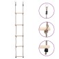 vidaXL Escalera de 5 peldaños madera maciza de pino 210 cm vidaXL Escalera de 5 peldaños madera maciza de pino 210 cm