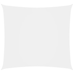 vidaXL Toldo de vela rectangular tela Oxford blanco 3,5x5 m