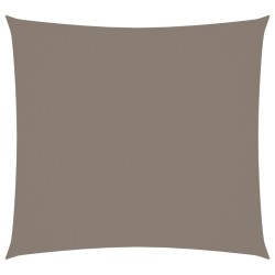 vidaXL Toldo de vela cuadrado tela Oxford gris taupe 2x2 m