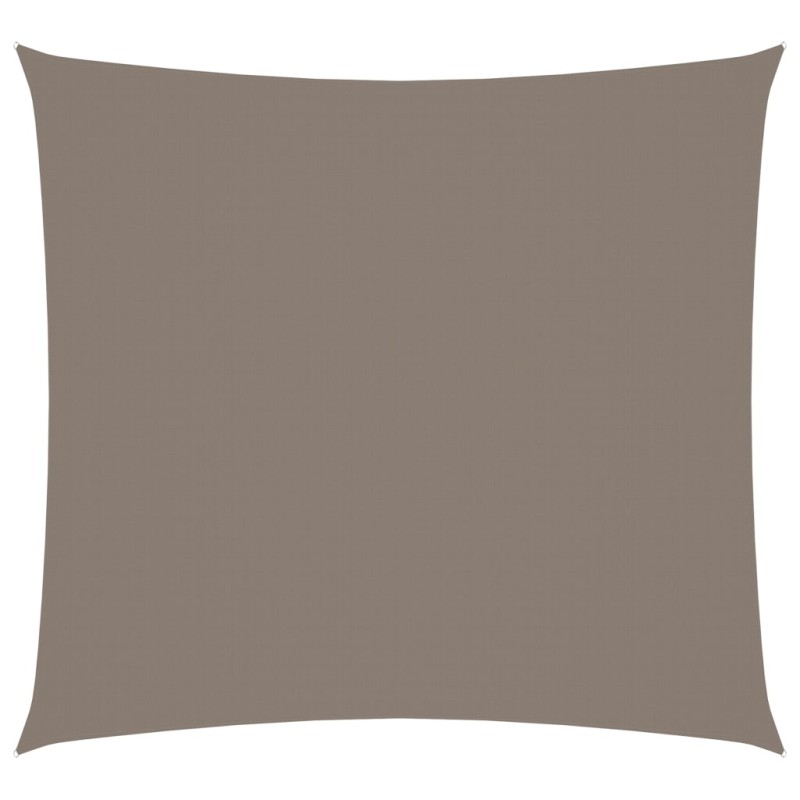 vidaXL Toldo de vela cuadrado tela Oxford gris taupe 3x3 m vidaXL Toldo de vela cuadrado tela Oxford gris taupe 3x3 m