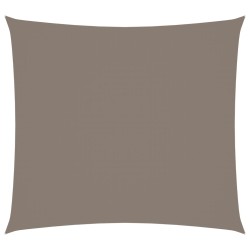 vidaXL Toldo de vela rectangular tela Oxford gris taupe 2x2,5 m