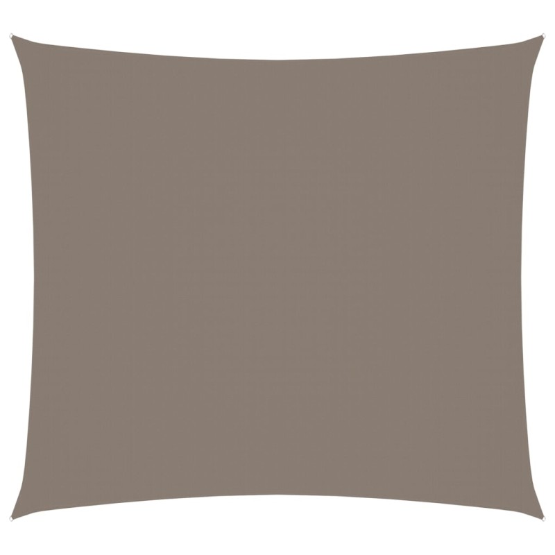 vidaXL Toldo de vela rectangular tela Oxford gris taupe 2x2,5 m vidaXL Toldo de vela rectangular tela Oxford gris taupe 2x2,5 m