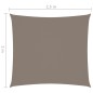 vidaXL Toldo de vela rectangular tela Oxford gris taupe 2x2,5 m vidaXL Toldo de vela rectangular tela Oxford gris taupe 2x2,5 m