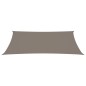 vidaXL Toldo de vela rectangular tela Oxford gris taupe 4x7 m vidaXL Toldo de vela rectangular tela Oxford gris taupe 4x7 m