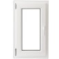 Ventana PVC oscilo-batiente triple cristal manilla der 600x1000 mm