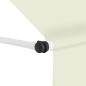 vidaXL Toldo retráctil de operación manual 150 cm crema vidaXL Toldo retráctil de operación manual 150 cm crema