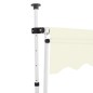 vidaXL Toldo retráctil de operación manual 150 cm crema vidaXL Toldo retráctil de operación manual 150 cm crema
