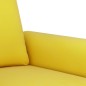 vidaXL Juego de sofás con cojines 2 piezas terciopelo amarillo vidaXL Juego de sofás con cojines 2 piezas terciopelo amarillo