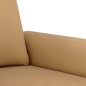 vidaXL Juego de sofás con cojines 2 piezas terciopelo marrón vidaXL Juego de sofás con cojines 2 piezas terciopelo marrón