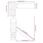 vidaXL Parque infantil de exterior madera de pino impregnada vidaXL Parque infantil de exterior madera de pino impregnada