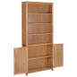 vidaXL Estantería con 2 puertas de madera maciza de roble 90x30x200 cm vidaXL Estantería con 2 puertas de madera maciza de roble 90x30x200 cm