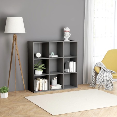 vidaXL Estantería madera de ingeniería gris 98x29x97,5 cm
