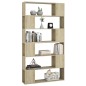 vidaXL Estantería divisor de espacios color roble Sonoma 100x24x188 cm vidaXL Estantería divisor de espacios color roble Sonoma 100x24x188 cm