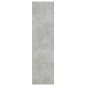 vidaXL Estantería de 3 niveles contrachapada gris hormigón 40x30x114cm vidaXL Estantería de 3 niveles contrachapada gris hormigón 40x30x114cm