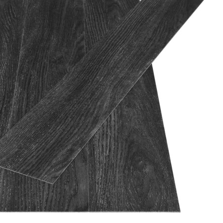 vidaXL Lamas para suelo PVC autoadhesivas 4,46m²  3 mm roble antracita
