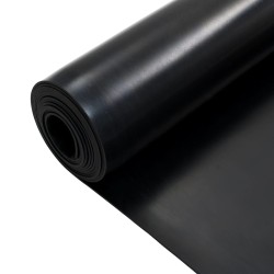 vidaXL Alfombrilla de goma antideslizante lisa 1,2x5 m 3 mm