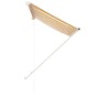 vidaXL Toldo retráctil amarillo y blanco 100x150 cm vidaXL Toldo retráctil amarillo y blanco 100x150 cm