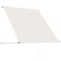 vidaXL Toldo retráctil crema 100x150 cm vidaXL Toldo retráctil crema 100x150 cm