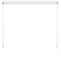 vidaXL Toldo retráctil crema 100x150 cm vidaXL Toldo retráctil crema 100x150 cm